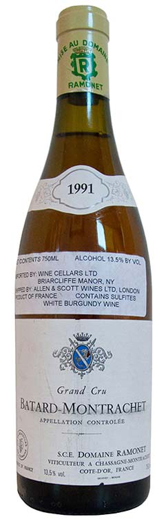 1991 Domaine Ramonet Batard-Montrachet