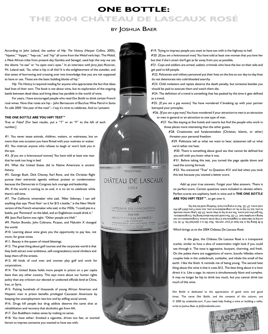 2004 Château de Lascaux