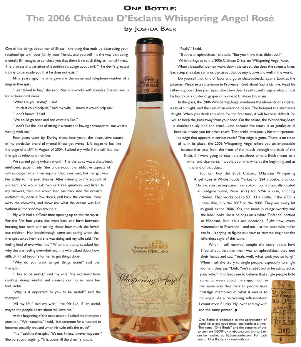 2006 Château D'Esclans Whispering Angel Rosé