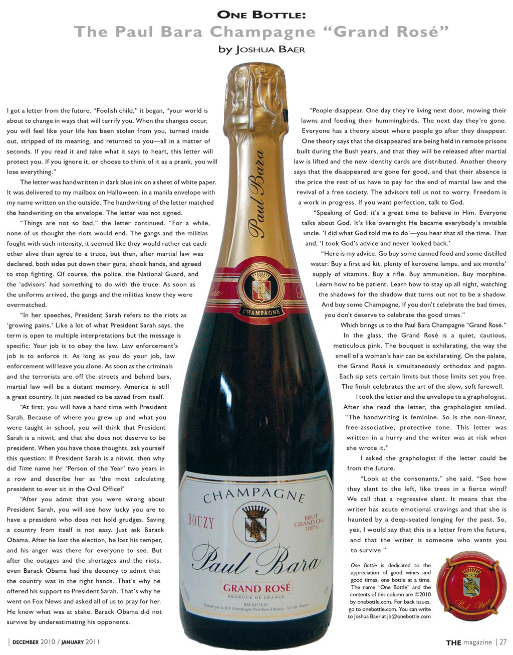 Paul Bara Champagne Grand Rosé