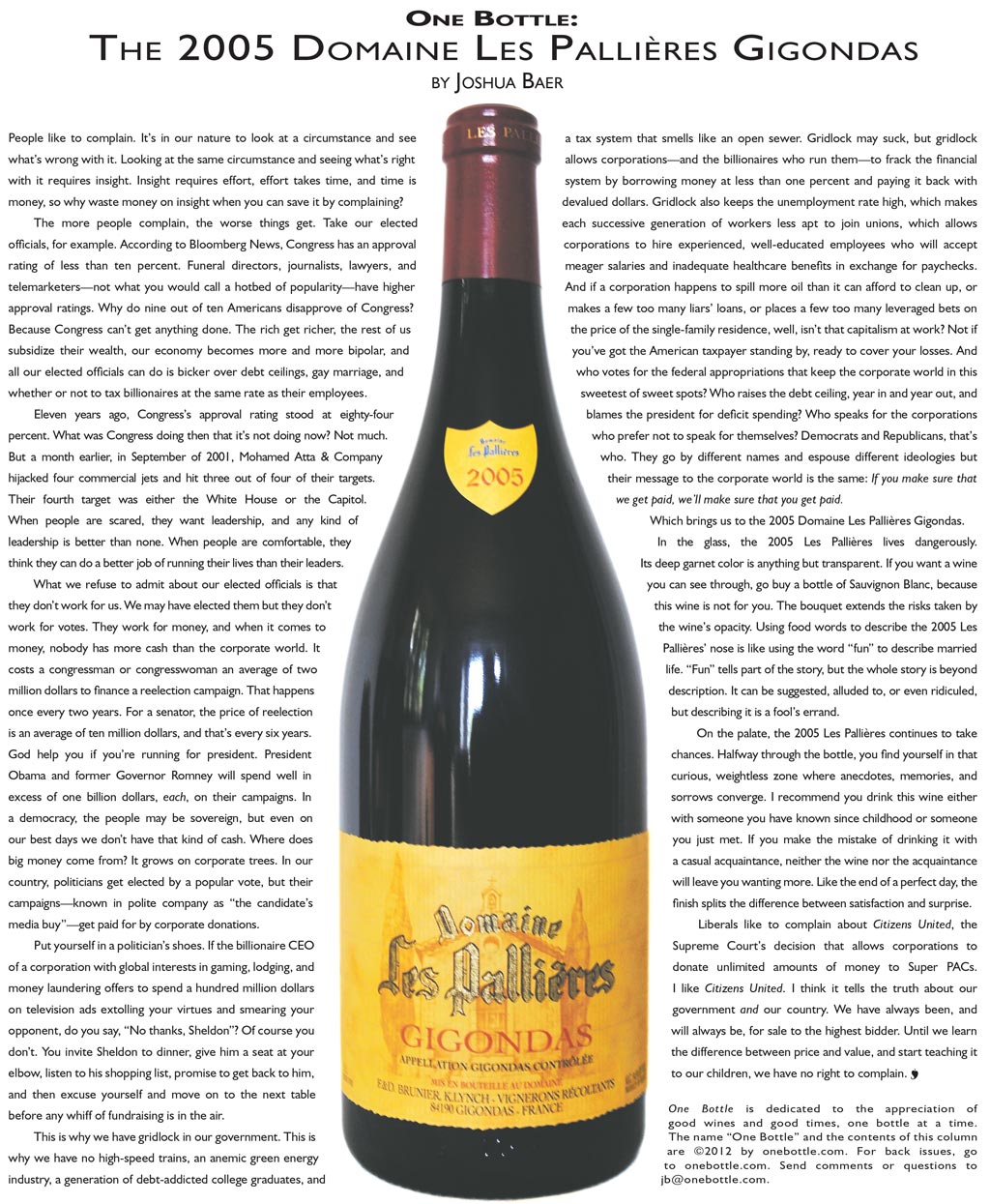 2005 Domaine Les Pallières Gigondas