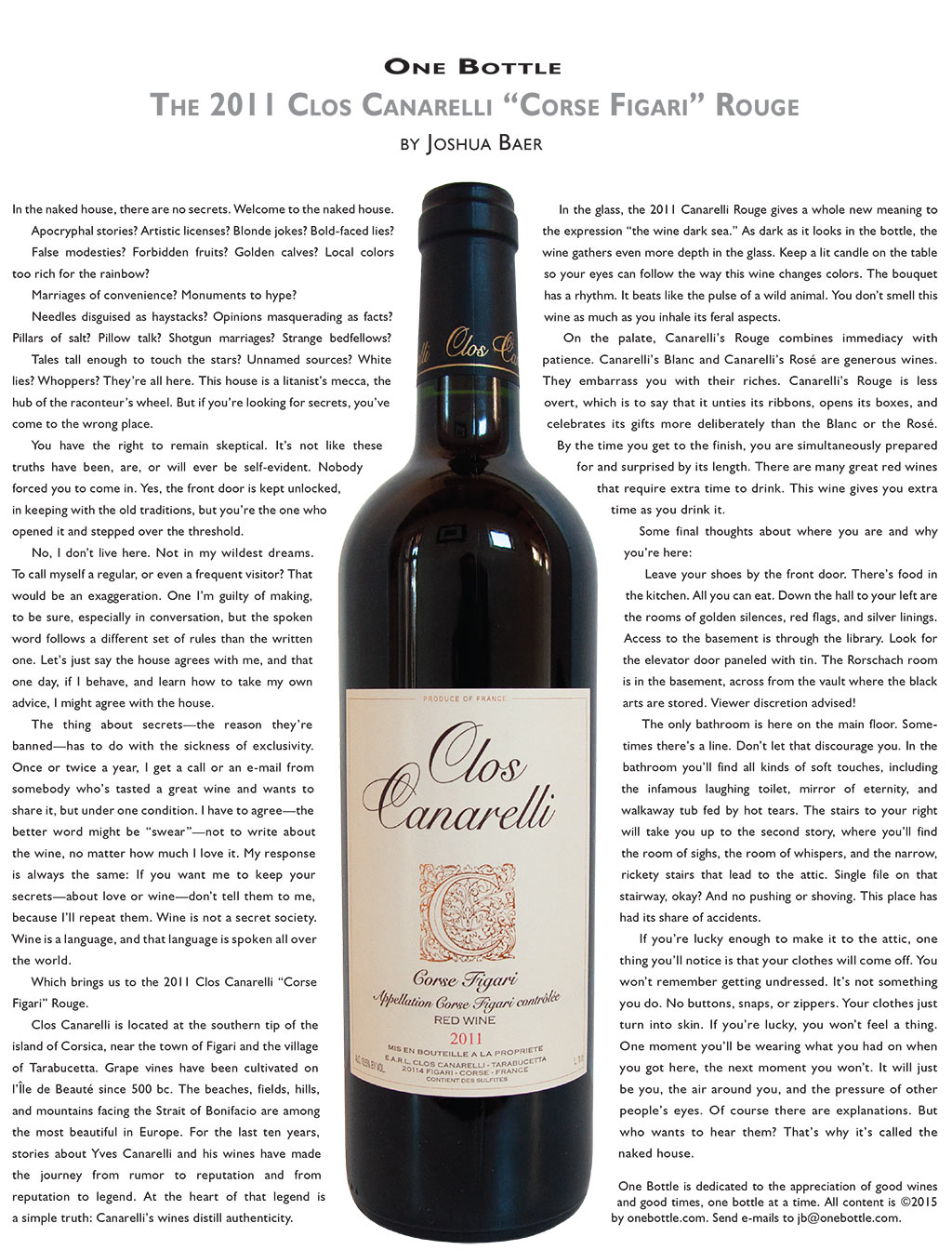 2011 Clos Canarelli Corse Figari Rouge