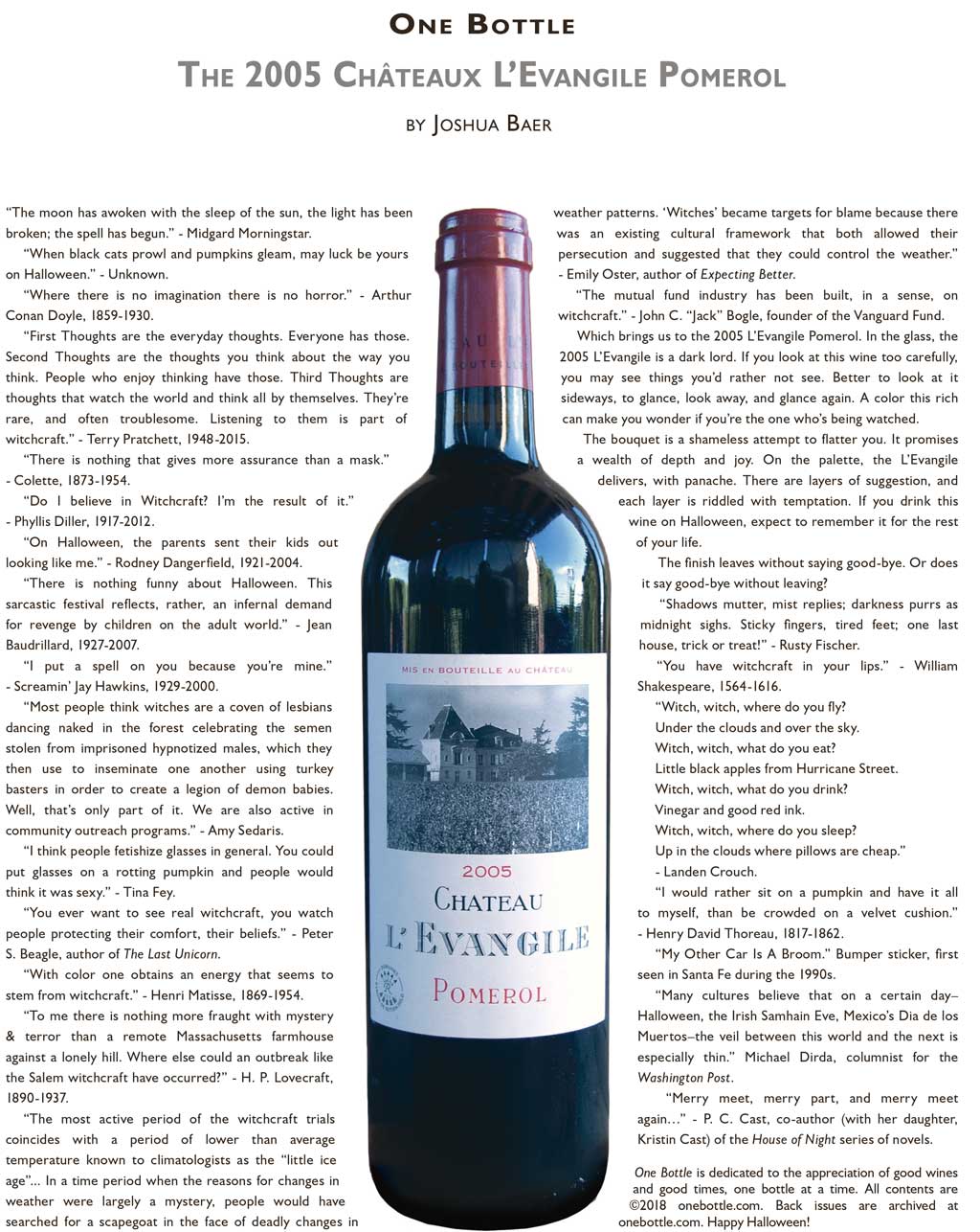 2005 Château L’Evangile Pomerol